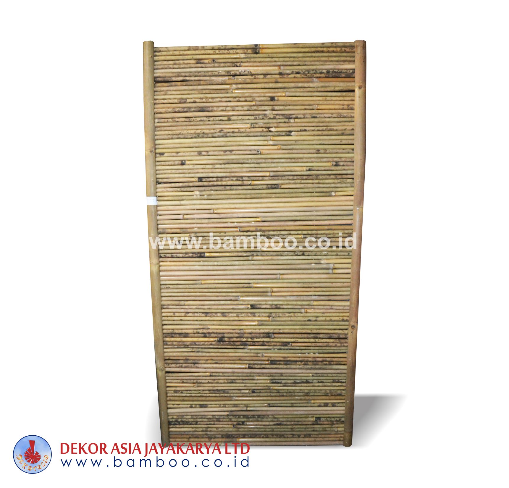 Natural bamboo fence frame horizontal - Bamboo fence natural